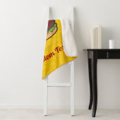 Cheeseburger Sherpa Blanket Deken (In situ)