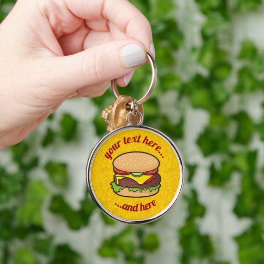 Cheeseburger Sleutelhanger (Hand)