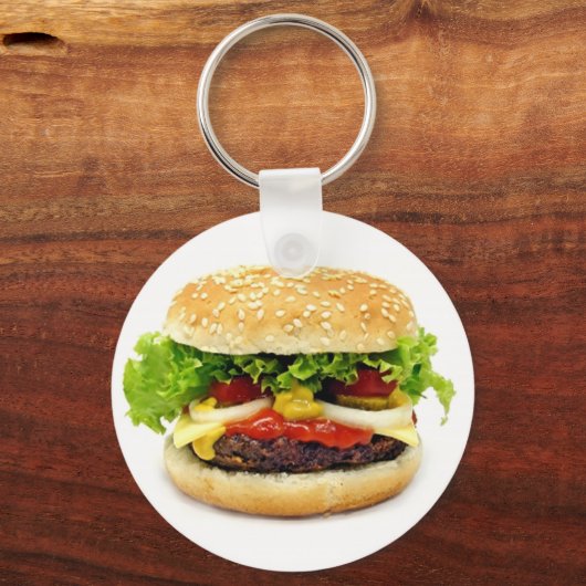 Cheeseburger Sleutelhanger (Voorkant)