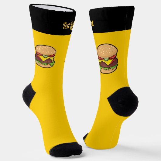 Cheeseburger Socks Sokken (Gebogen)
