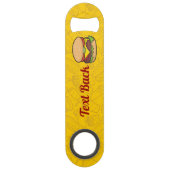 Cheeseburger Speed Flessenopener (Achterkant)