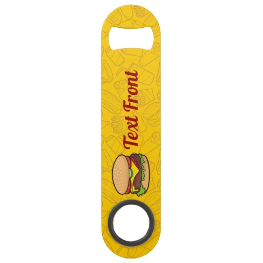 Cheeseburger Speed Flessenopener (Voorkant)
