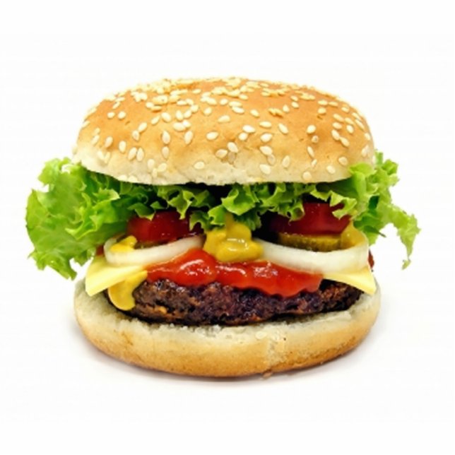 Cheeseburger Staand Fotobeeldje (Voorkant)