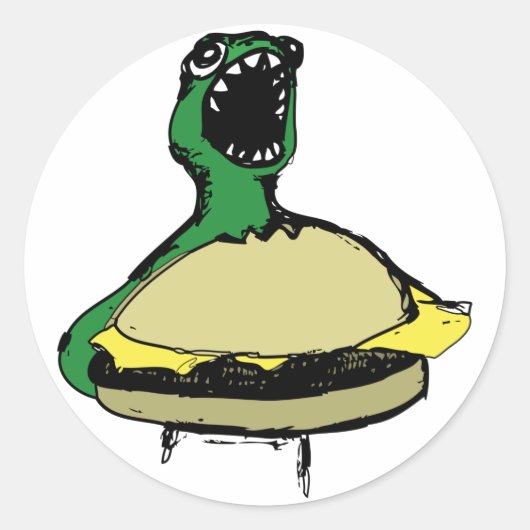 Cheeseburger Sticker (Voorkant)