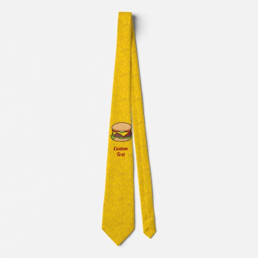 Cheeseburger Stropdas (Voorkant)
