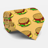 cheeseburger stropdas (Opgerold)