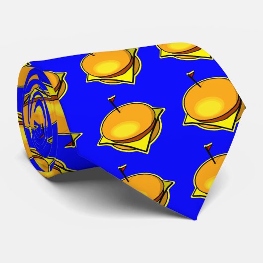 CHEESEBURGER-Stropdas Stropdas (Opgerold)