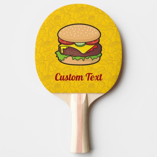 Cheeseburger Tafeltennisbatje (Voorkant)