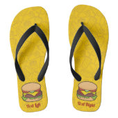 Cheeseburger Teenslippers (Voetbed)