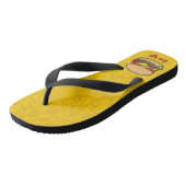 Cheeseburger Teenslippers (Schuin)