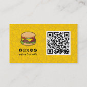 Cheeseburger Visitekaartje (Achterkant)