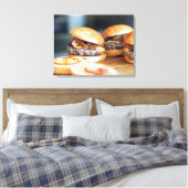 Cheeseburgers Canvas Afdruk (Insitu (Slaapkamer))
