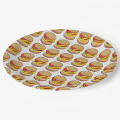 CHEESEBURGERS PAPIEREN BORDJE (Gekanteld)