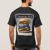 cheeseburgerwereld t-shirt (Achterkant)