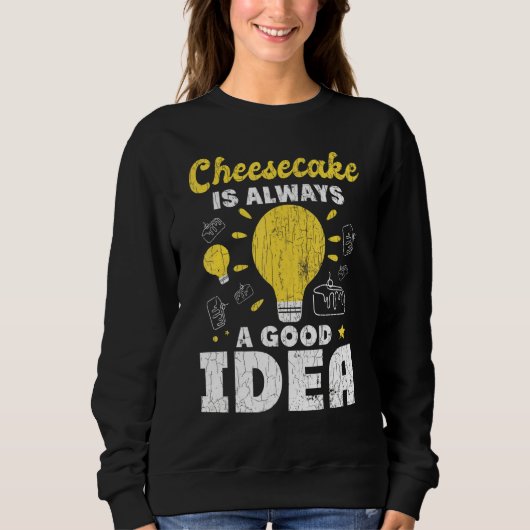 Cheesecake altijd een goed idee voor een goede sma trui (Voorkant)