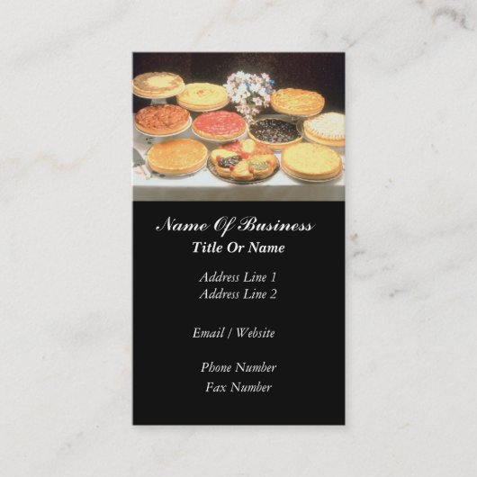 Cheesecake Bakery Visitekaartje (Voorkant)