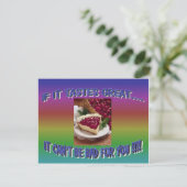 CHEESECAKE BRIEFKAART (Staand voorkant)
