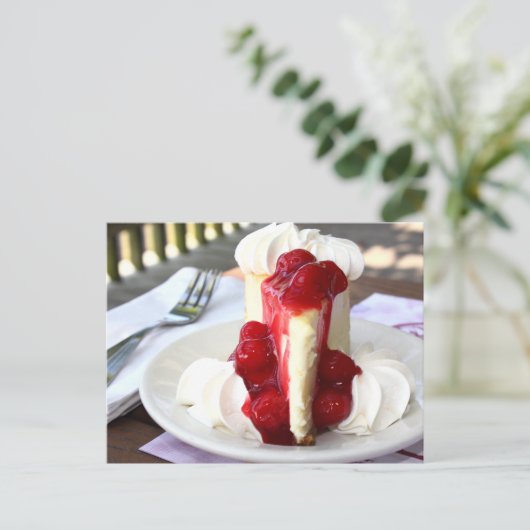 Cheesecake Briefkaart (Staand voorkant)