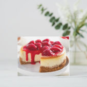 Cheesecake Briefkaart (Staand voorkant)