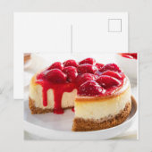 Cheesecake Briefkaart (Voorkant / Achterkant)
