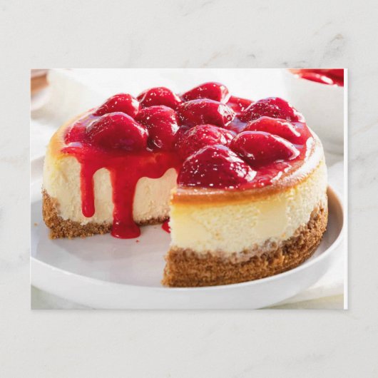 Cheesecake Briefkaart (Voorkant)
