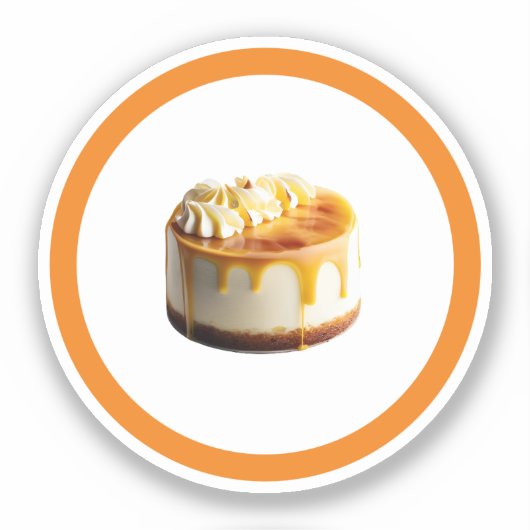 Cheesecake Creamy Sticker (Voorkant)