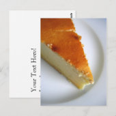 Cheesecake Custom Briefkaart (Voorkant / Achterkant)