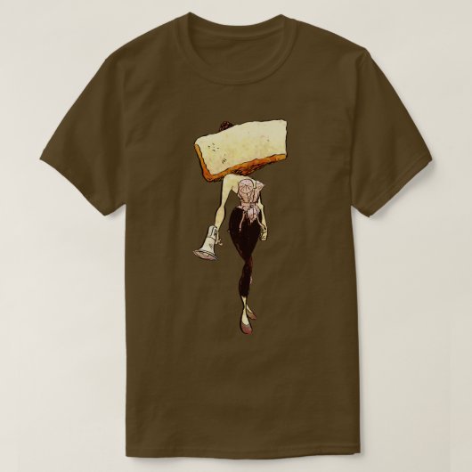 Cheesecake Diva T-shirt (Design voorkant)