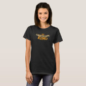 Cheesecake King Baker Baking  Dessert Pastry Chef T-shirt (Voorkant volledig)