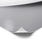 Cheesecake met aardbeien op Top Perfect Poster (Hoek)