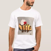 Cheesecake met frambozen t-shirt (Voorkant)