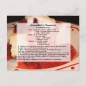 Cheesecake Recipe Briefkaart (Voorkant)