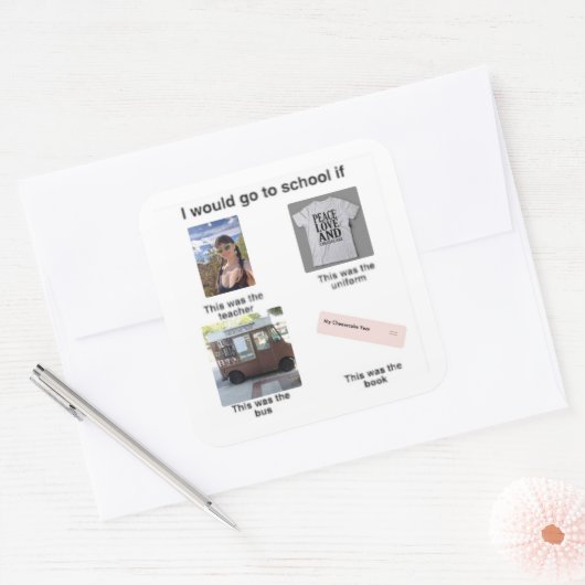 Cheesecake School sticker (Envelop)