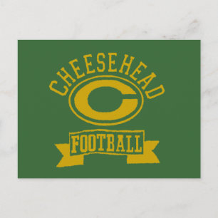 Cheesehead C Football 1 Briefkaart