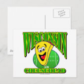 CheeseHead Cartoon 2 Briefkaart (Voorkant / Achterkant)
