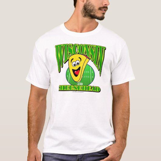 CheeseHead Cartoon 2 T-shirt (Voorkant)
