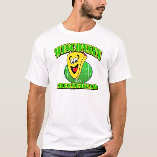 CheeseHead-Cartoon T-shirt (Voorkant)