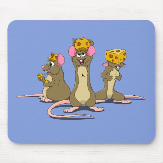 Cheesehead Mice Muismat (Voorkant)