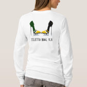Cheesehead & Proud. Stiletto Bowl XLV T-shirt (Achterkant)
