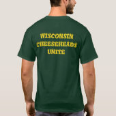 CheeseHead T Shirten Wisconsin T-shirt (Achterkant)