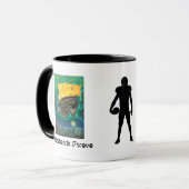 Cheeseheads voor altijd! shirt mok (Voorkant links)