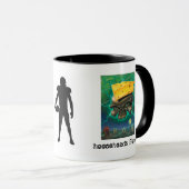 Cheeseheads voor altijd! shirt mok (Voorkant rechts)