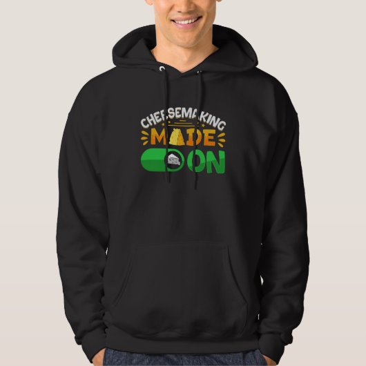 Cheesemaking Cheese Making Maker Cheesy Food Hoodie (Voorkant)