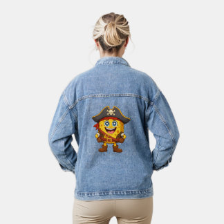 CheeseSunny Piraat – Cute Kawaii T-Shirt Denim Jacket