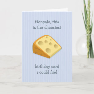 Cheesiest kan grappige Happy Birthday foto vinden Kaart