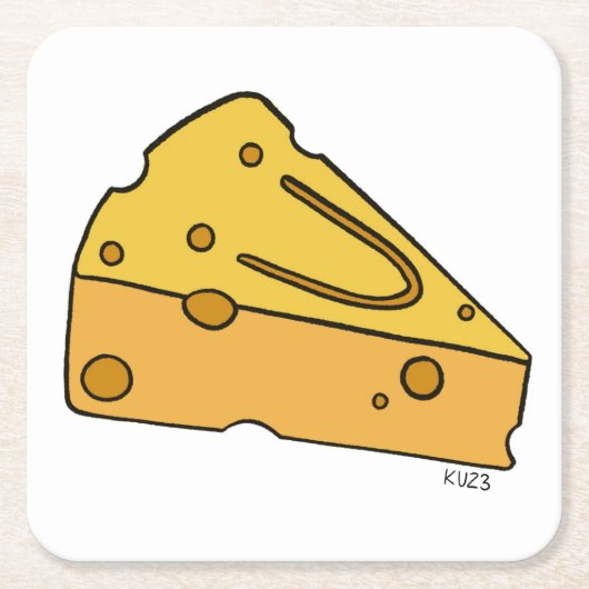 Cheesin' Cutie Kaas Kartonnen Onderzetters (Voorkant)