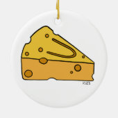 Cheesin' Cutie Kaas Keramisch Ornament (Achterkant)