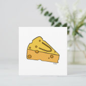 Cheesin' Moppie Kaas Bedankkaart (Staand voorkant)