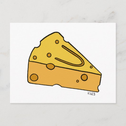 Cheesin' Moppie Kaas Briefkaart (Voorkant)