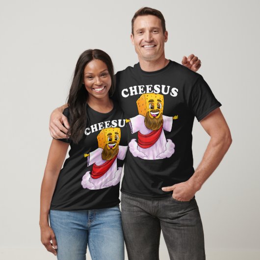 Cheesus Christ Funny Cheese Jesus Christelijk Pun  T-shirt (Unisex)